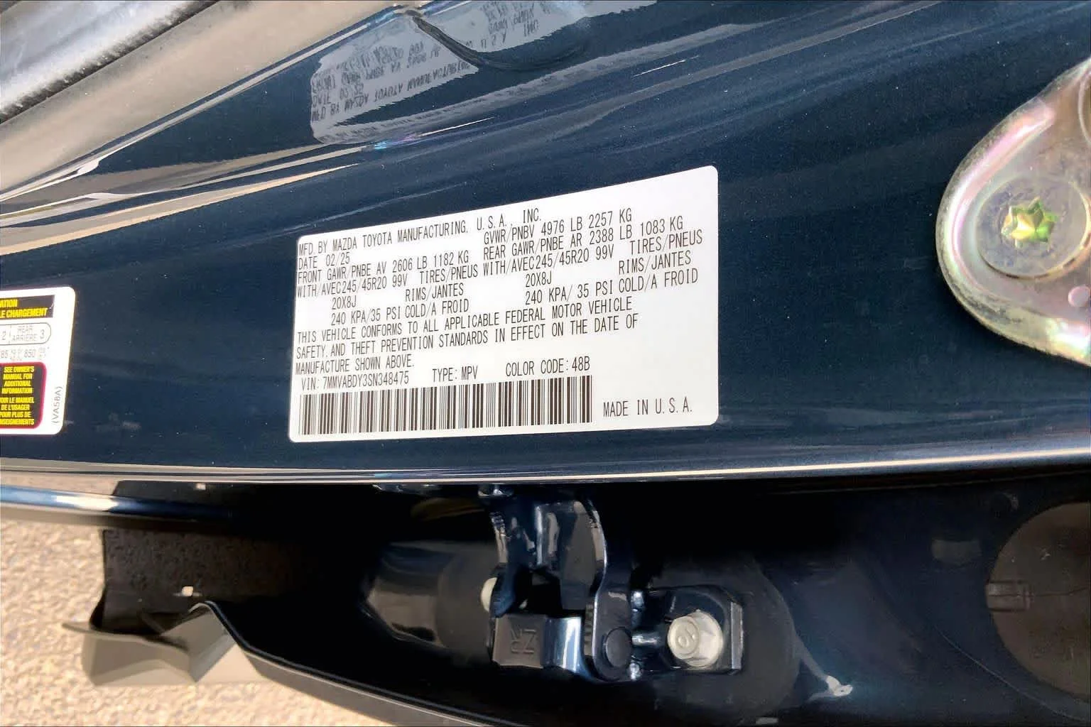 Used 2025 Ingot Blue Metallic Mazda 2.5 Turbo Premium Package image 37