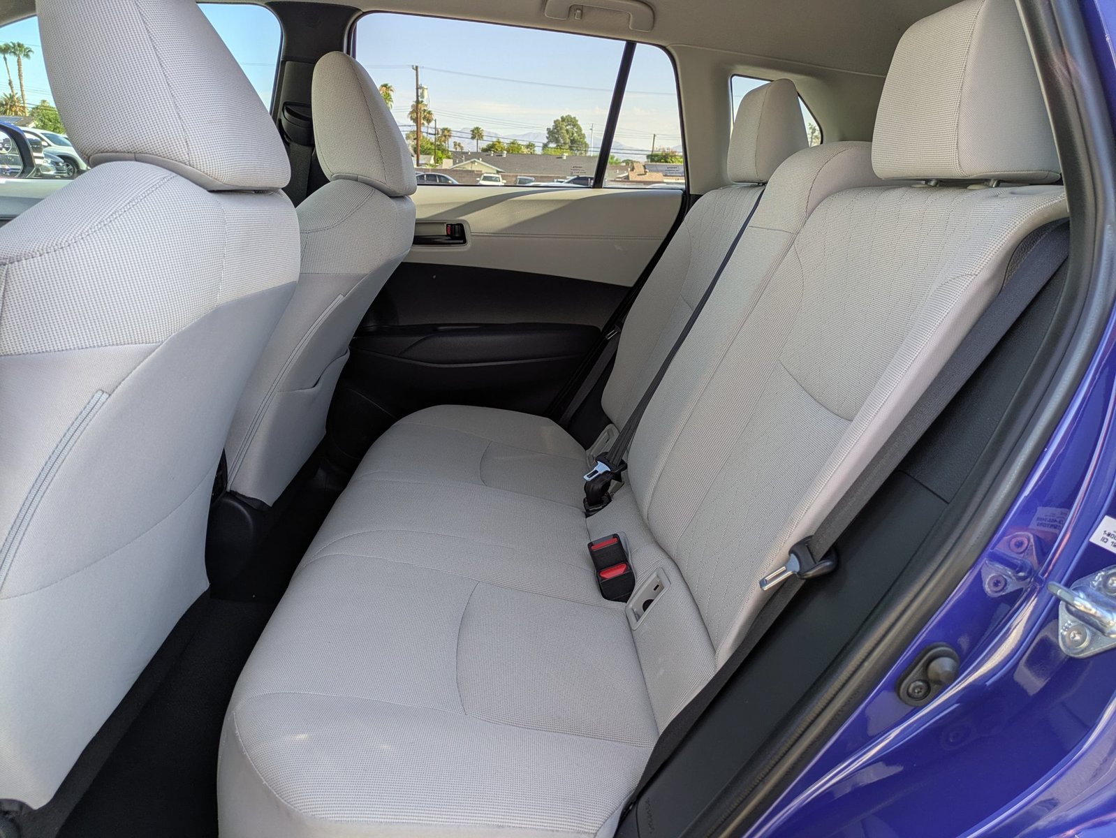 Used 2022 Blue Crush Metallic Toyota LE image 18