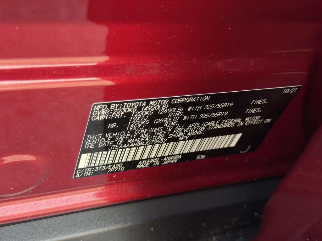 Used 2021 Red Toyota XLE image 26