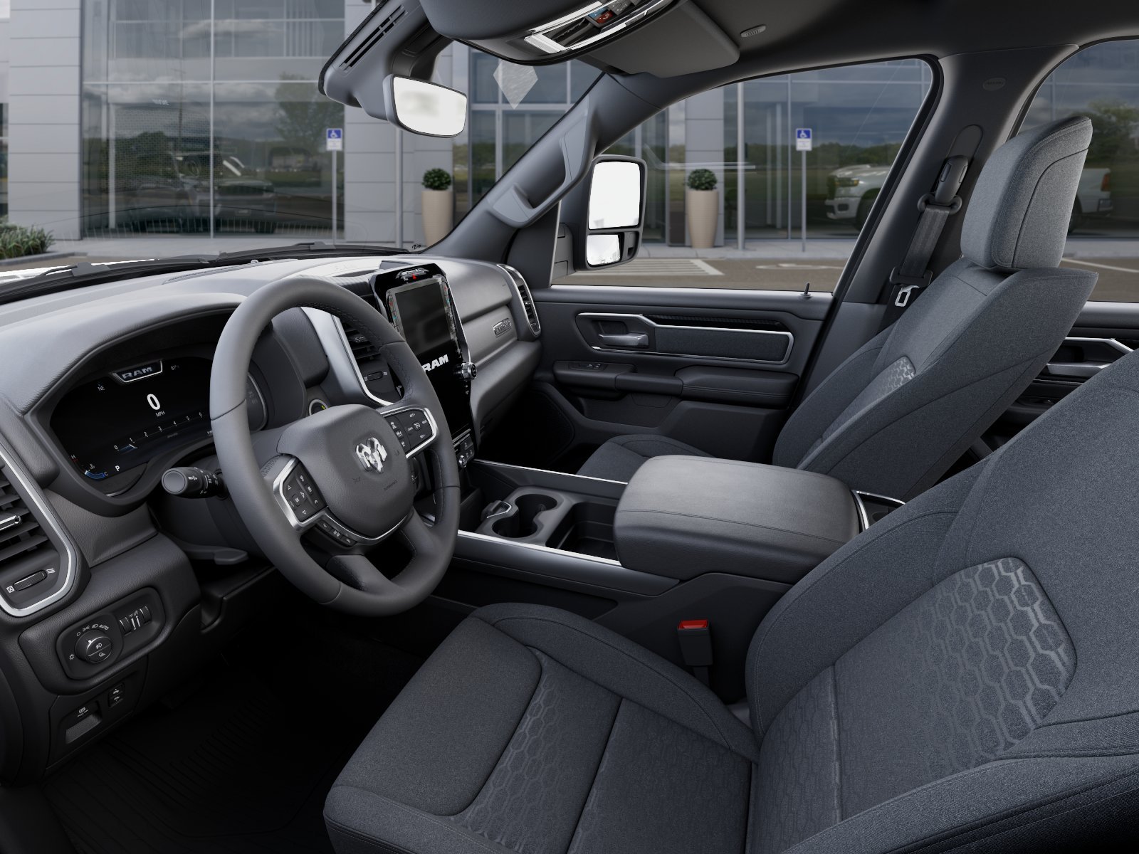 New 2026 Granite Crystal Metallic Clear-Coat Exterior Paint RAM Big Horn/Lone Star image 52