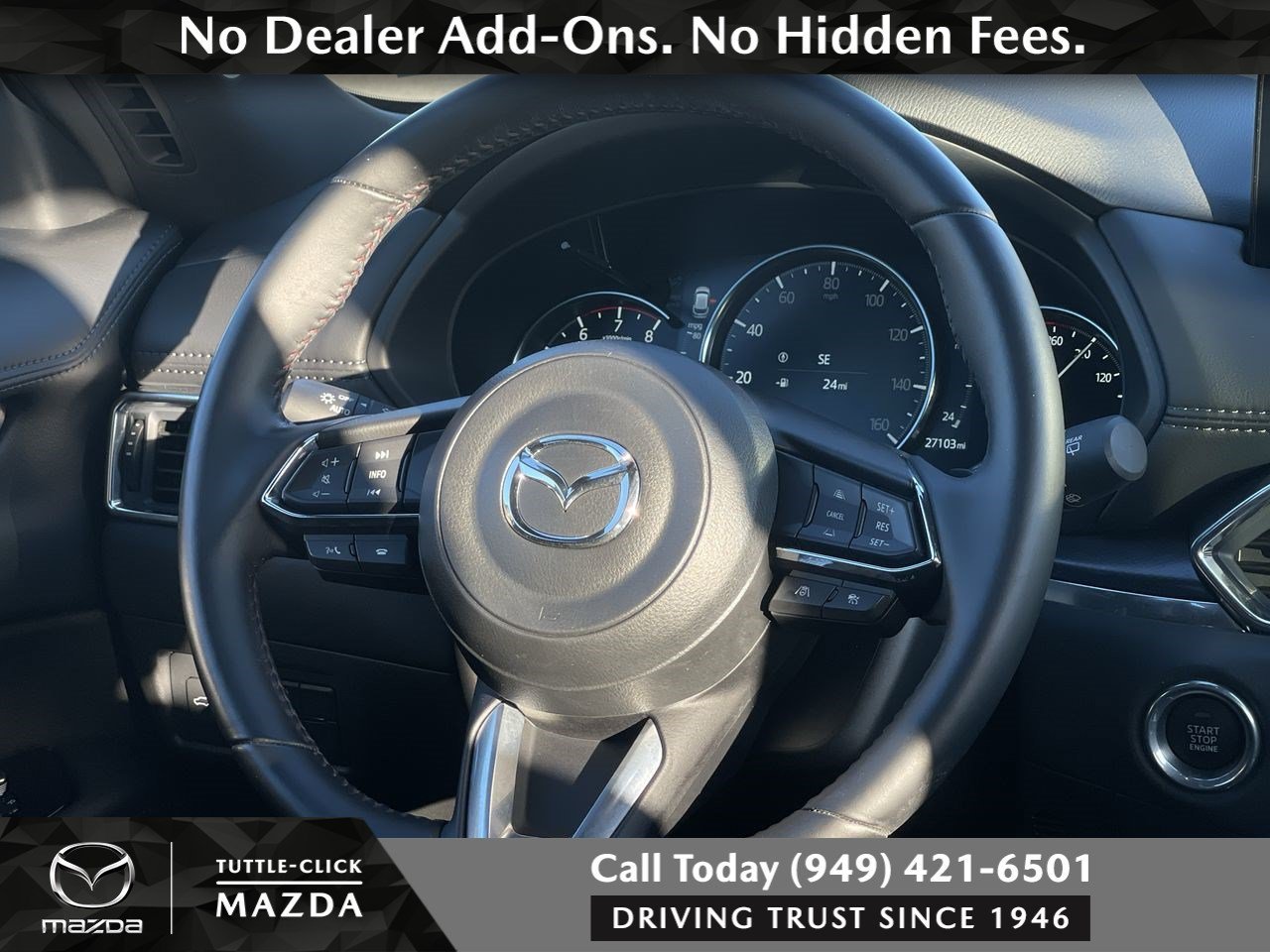 Used 2025 Deep Crystal Blue Mica Mazda 2.5 Turbo Premium Package image 24