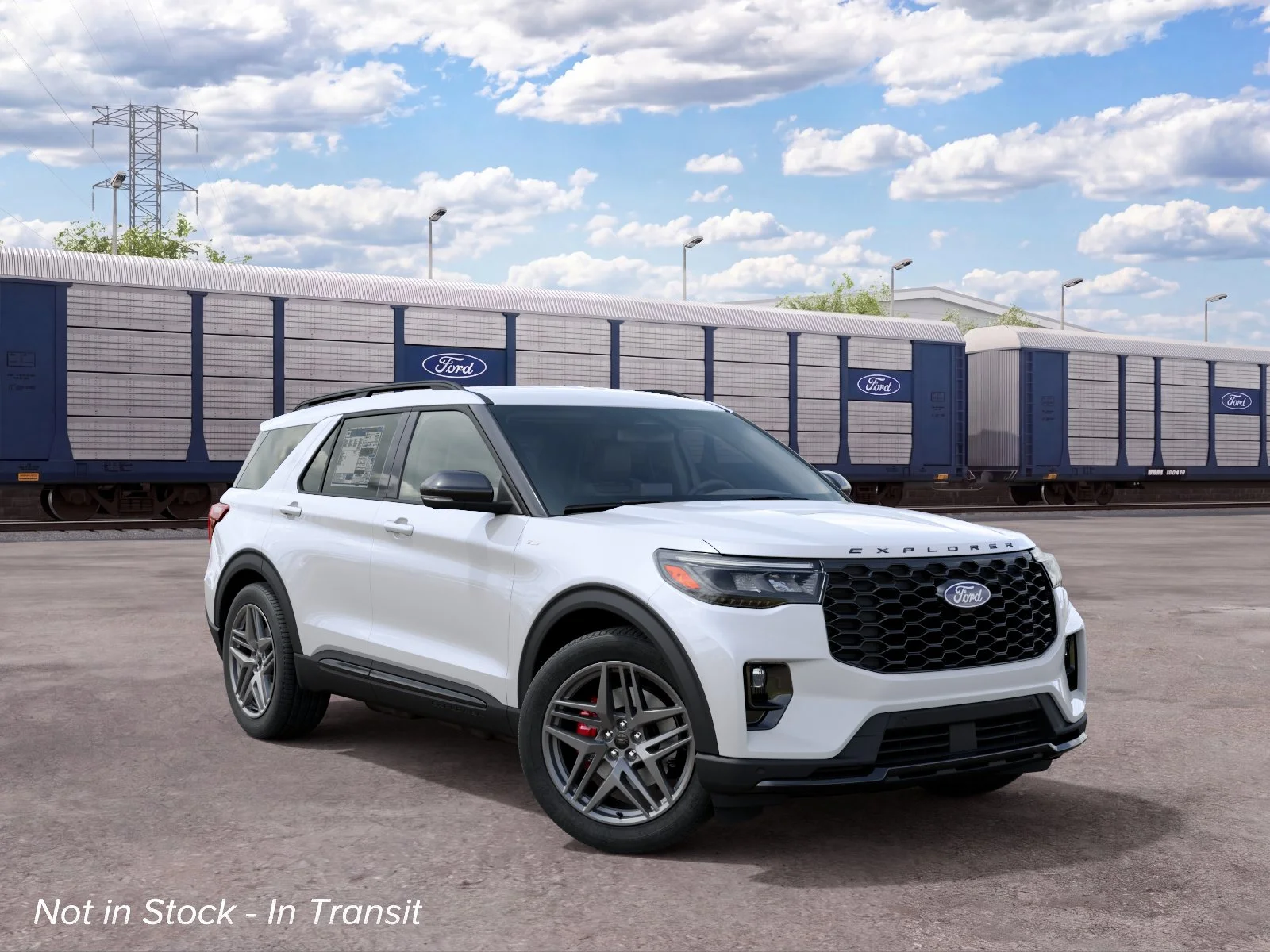 New 2027 Star White Metallic Tri-Coat Ford ST-Line image 4