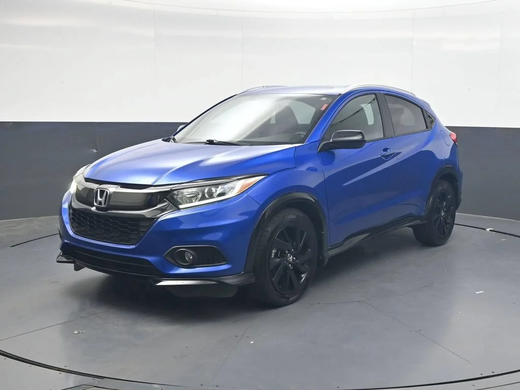 Certified Used 2021 Aegean Blue Metallic Honda Sport image 48