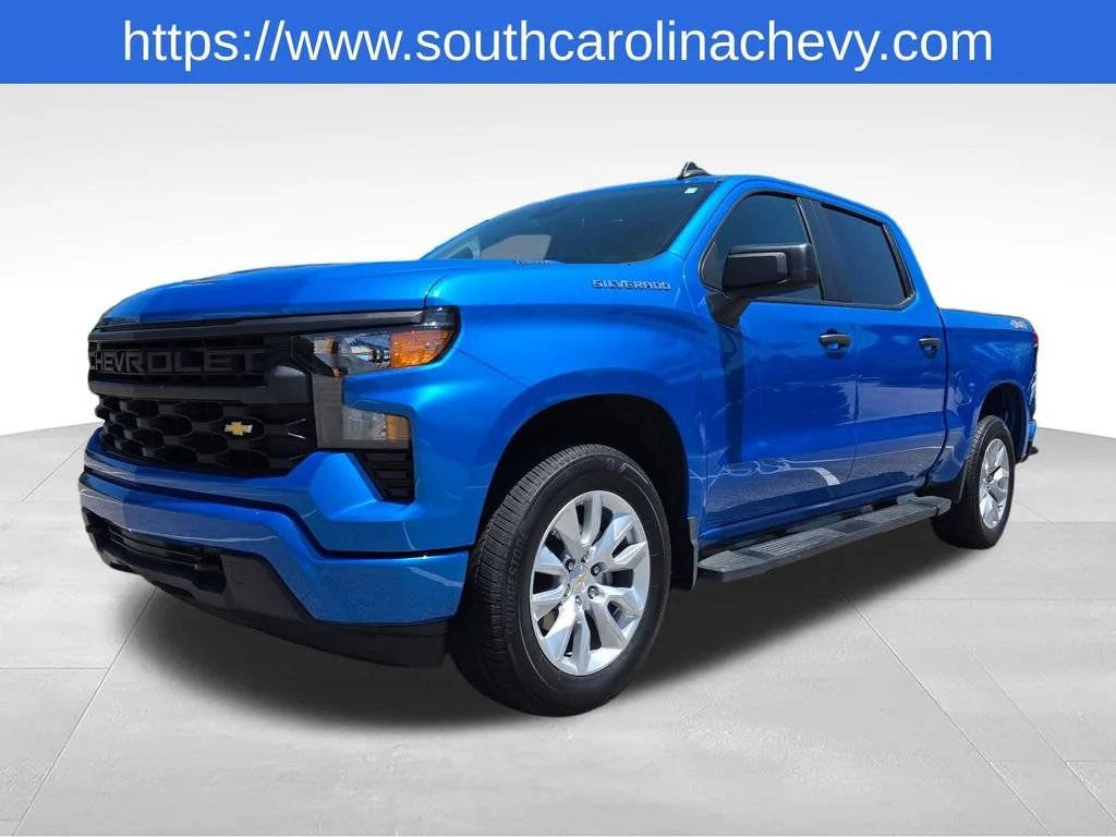Used 2025 Riptide Blue Metallic Chevrolet Custom image 36