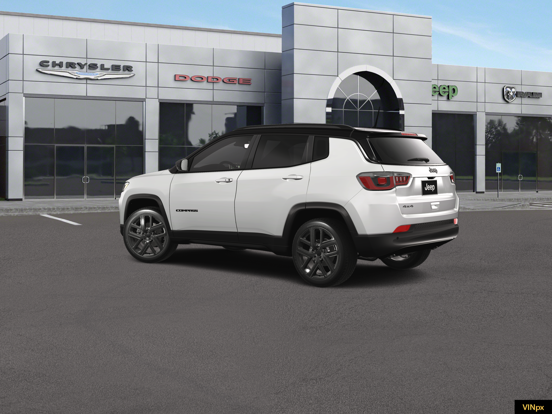 New 2026 Bright White Clear-Coat Exterior Paint Jeep Limited Altitude image 4