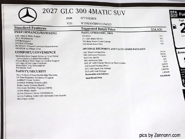 New 2027 Black Mercedes-Benz GLC 300 image 56