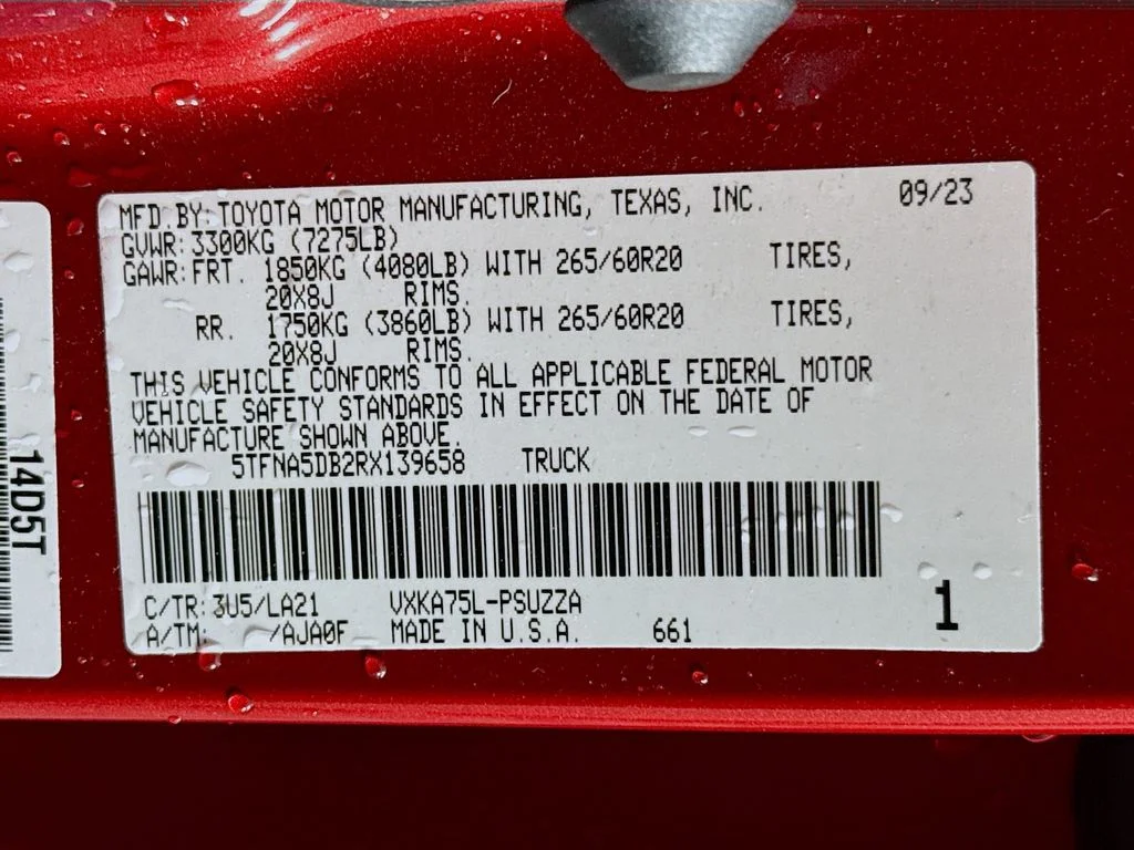 Used 2024 Red Toyota Platinum image 32