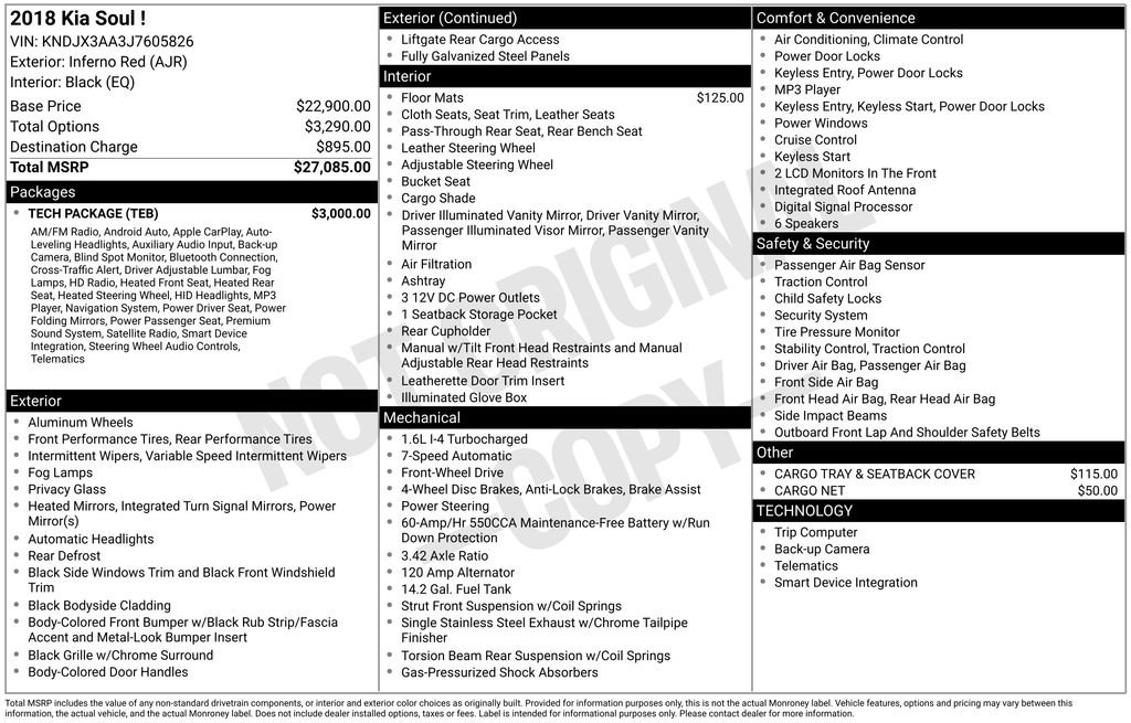 Certified Used 2018 Red Kia Exclaim image 8