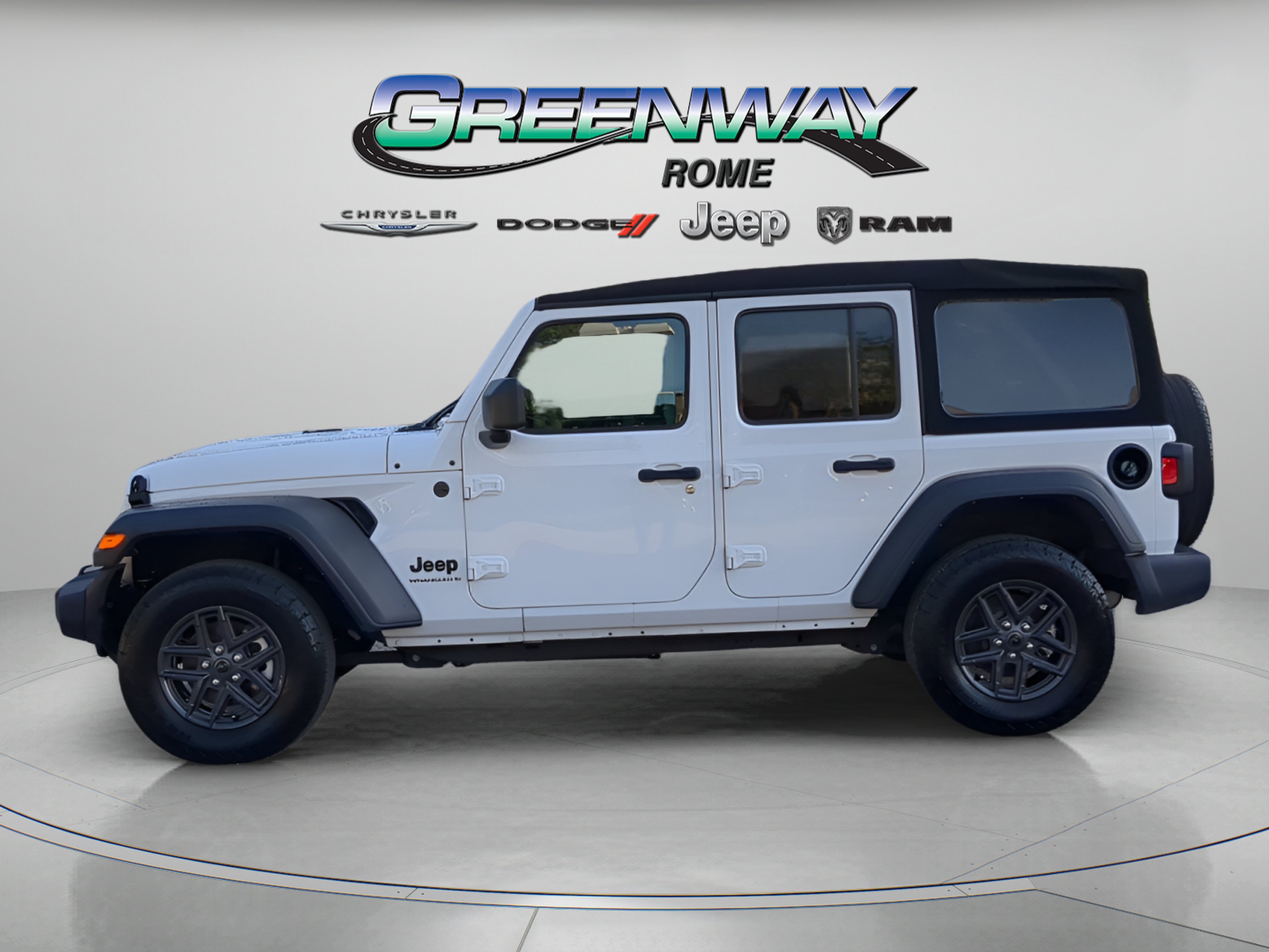 Used 2024 Bright White Clearcoat Jeep Sport S image 16