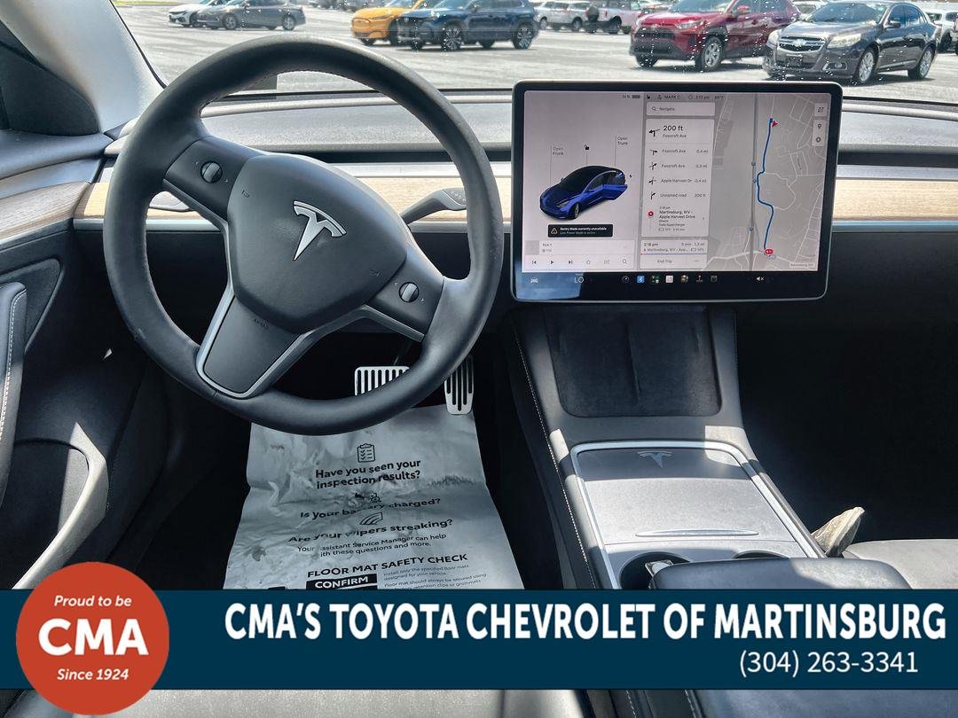 Used 2021 Deep Blue Metallic Tesla Long Range image 10