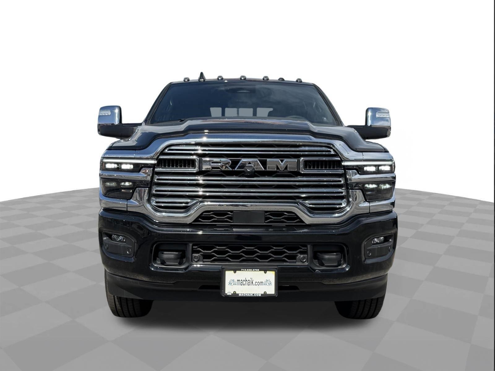 Used 2025 Diamond Black Crystal Pearlcoat Ram Laramie image 8