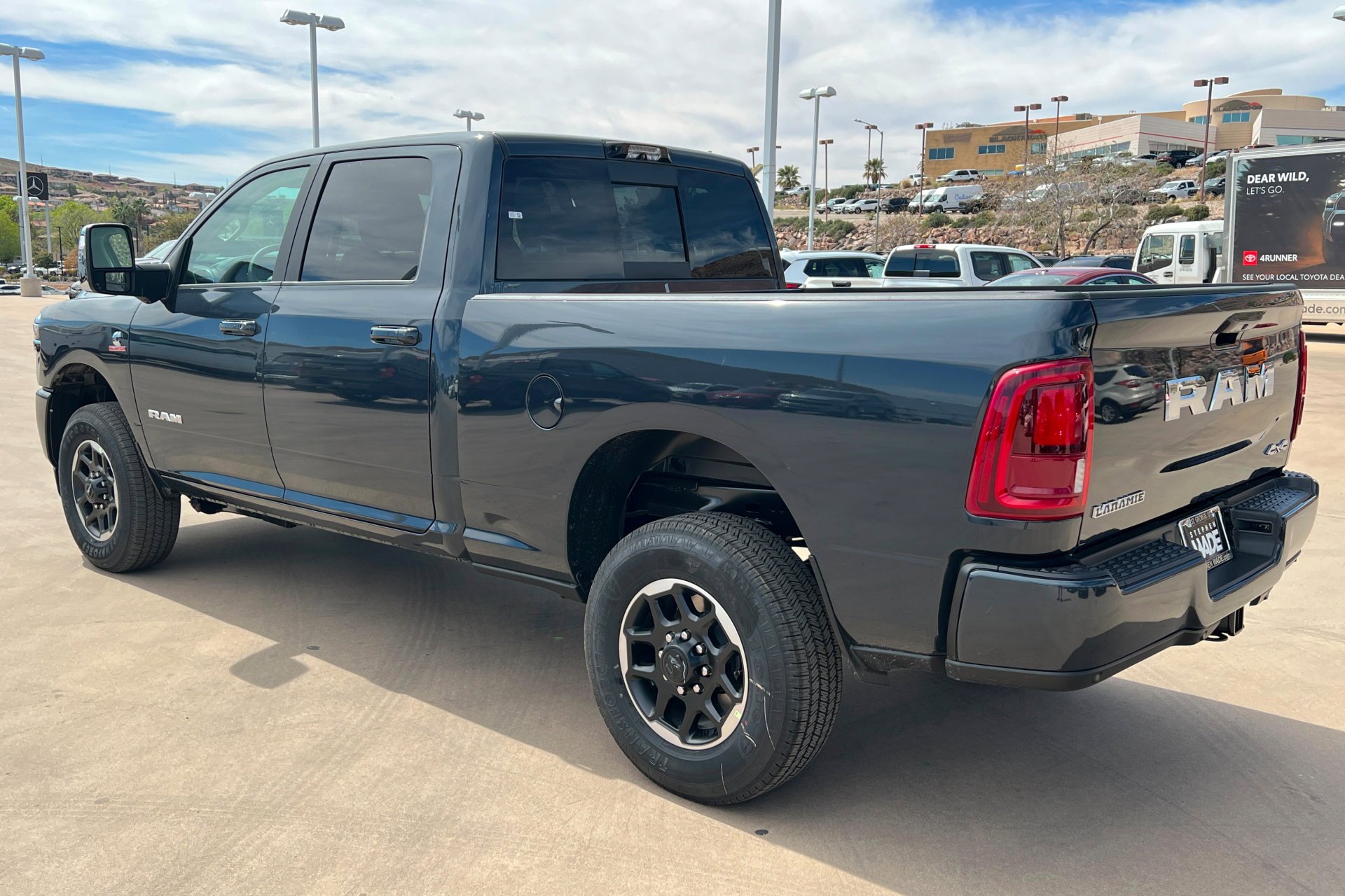 New 2026 Forged Blue Metallic Exterior Paint RAM Laramie image 3