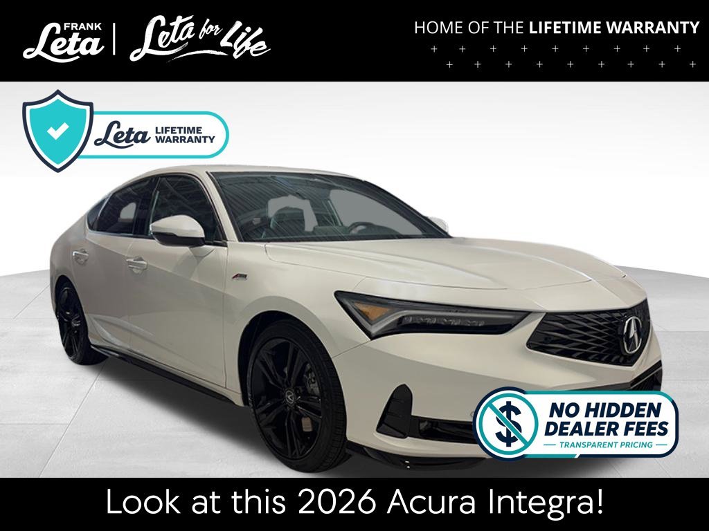 New 2026 Platinum White Pearl Acura w/A-Spec Technology Package image 8