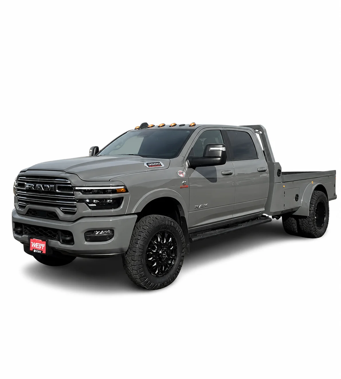 New 2026 Ceramic Gray Clear-Coat Exterior Paint RAM Laramie image 1