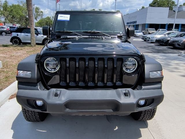 Certified Used 2021 Black Clearcoat Jeep Unlimited Sport S image 9