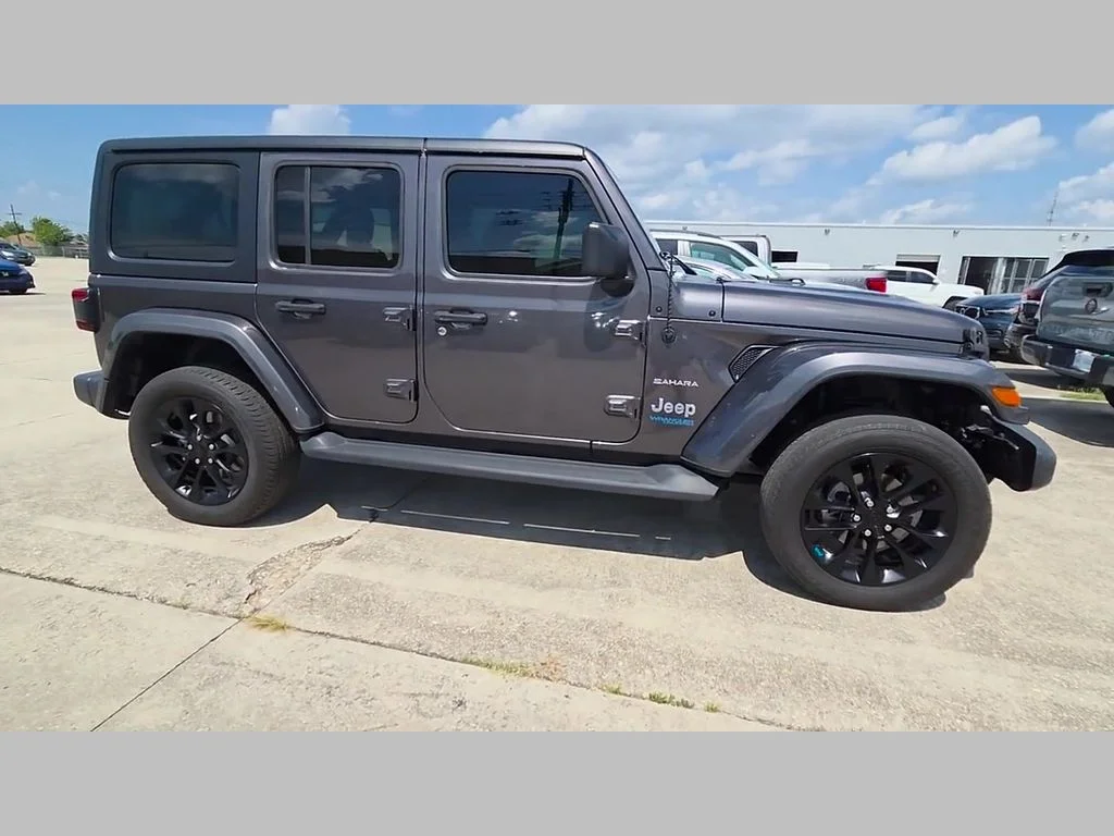 Certified Used 2022 Gray Jeep Unlimited Sahara 4xe image 51