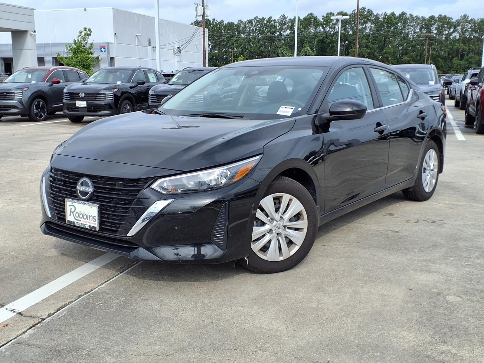 Super Black 2025 Nissan Sentra S FWD Sedan Front-Wheel Drive