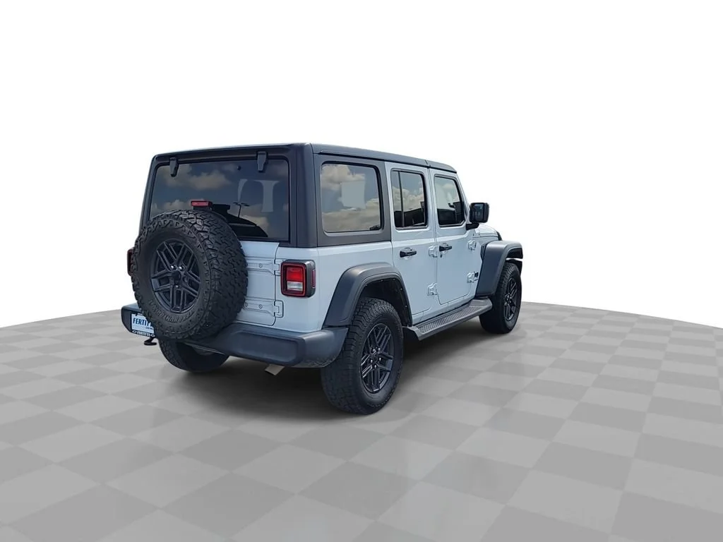 Used 2024 White Jeep 4-Door Sport S 4x4 image 8