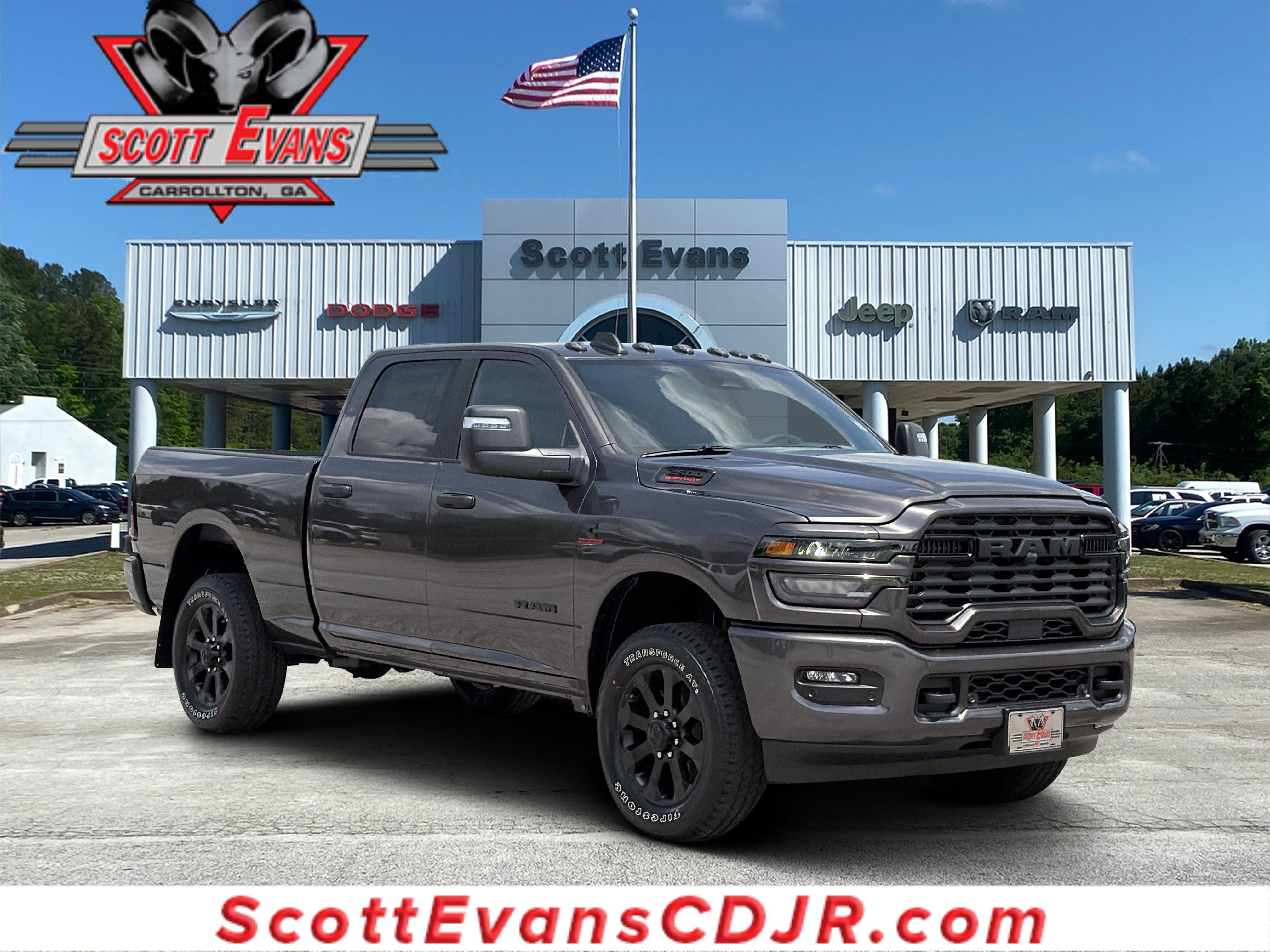 New 2026 Granite Crystal Metallic Clear-Coat Exterior Paint RAM Big Horn image 1