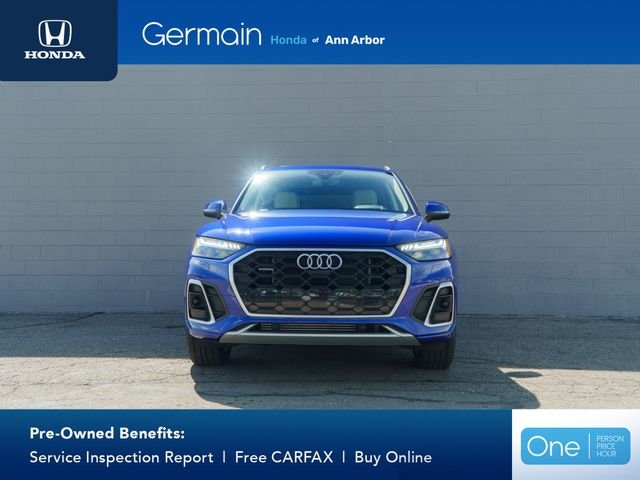 Used 2023 Blue Metallic Audi 55 Prestige image 10