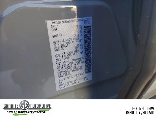New 2026 Boulder Gray Pearl Nissan Platinum image 30