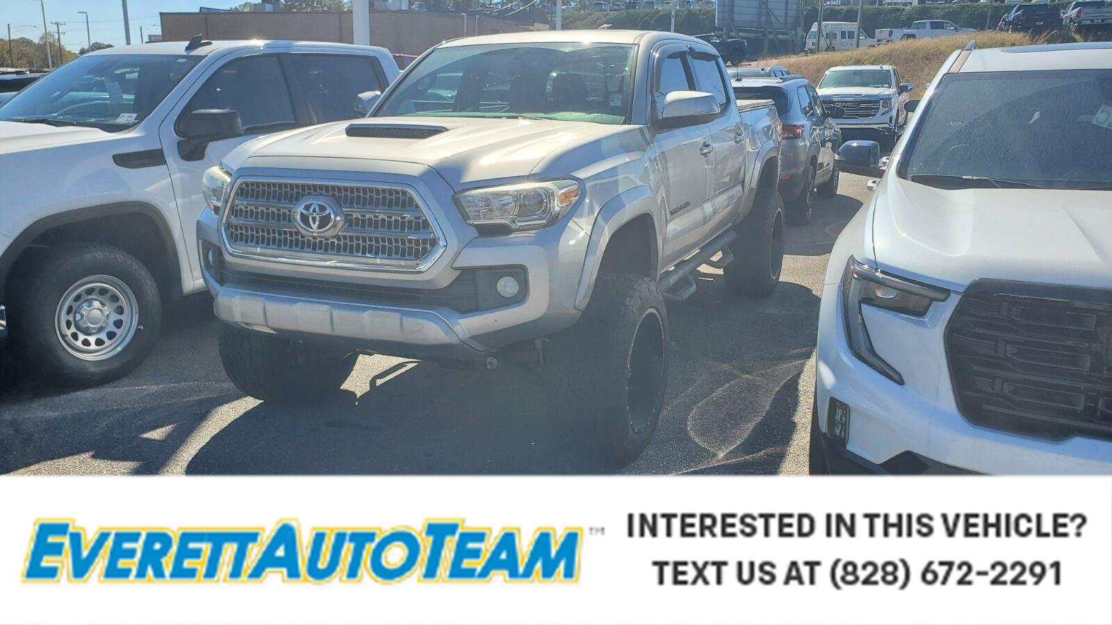 Silver Sky Metallic 2017 Toyota Tacoma Pickup Truck Four-Wheel Drive