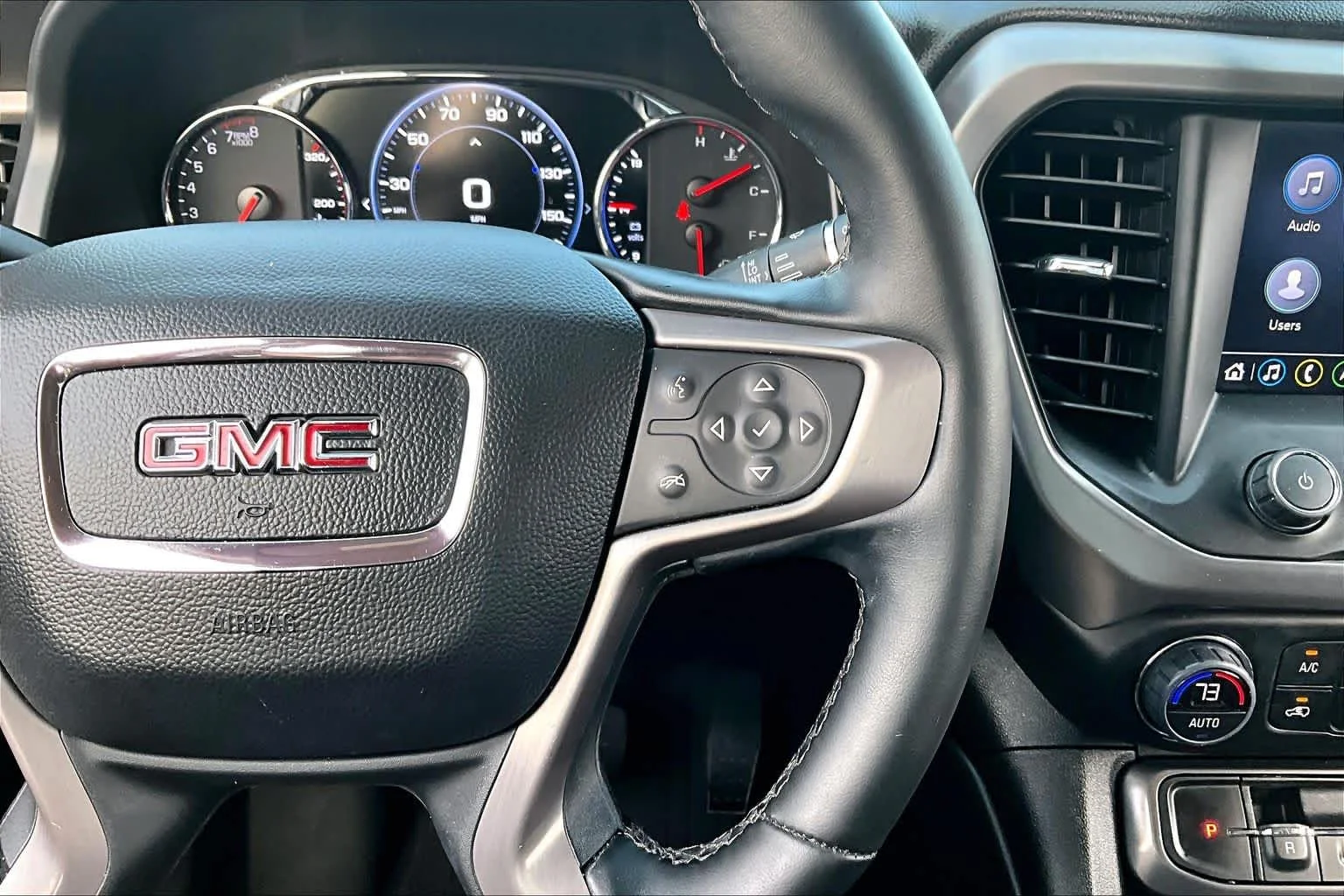 Used 2023 VOLCANIC RED TINCOAT GMC AT4 image 48