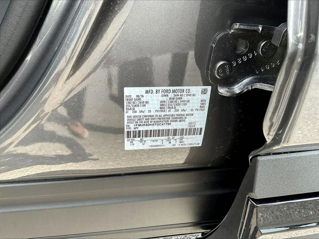 New 2026 Carbonized Gray Metallic Ford Active image 8