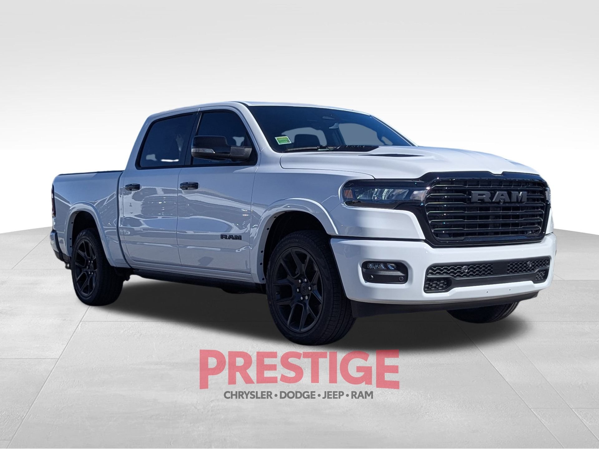 New 2026 Bright White Clear-Coat Exterior Paint RAM Laramie image 3