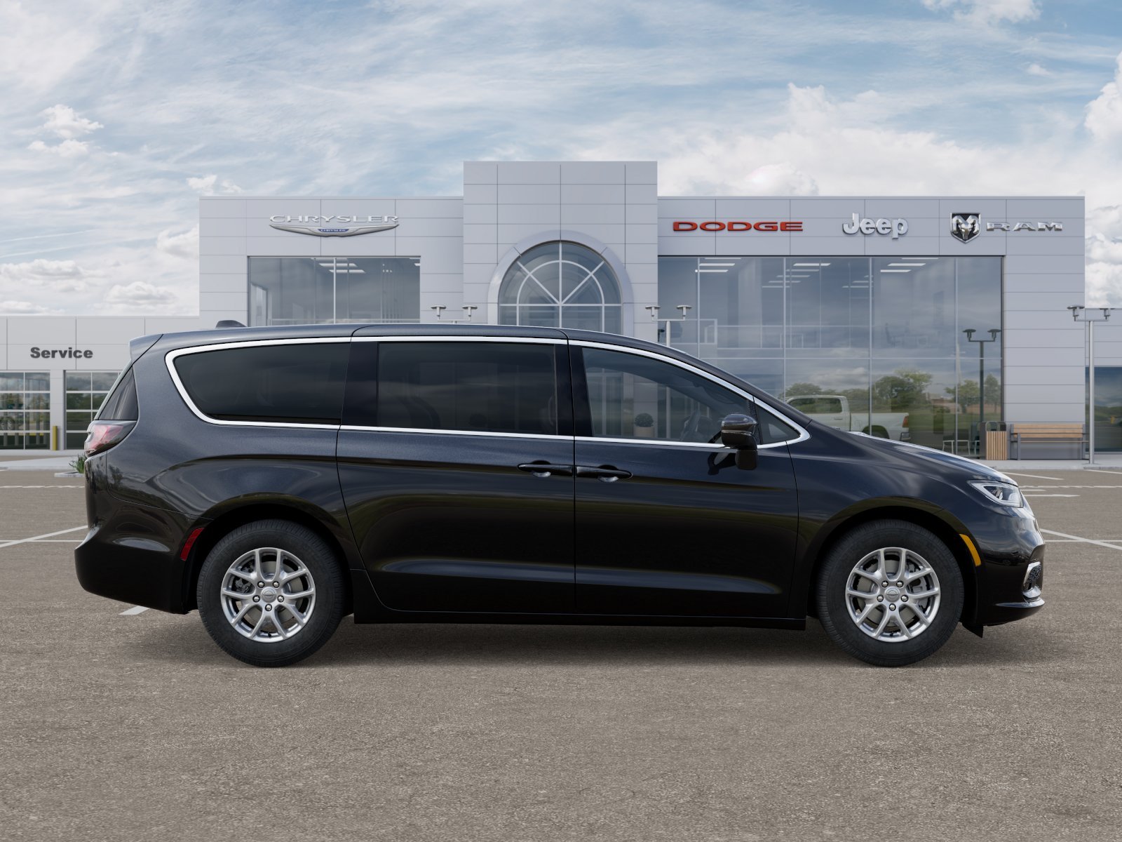 New 2026 Diamond Black Crystal Pearl-Coat Exterior Paint Chrysler Select image 47