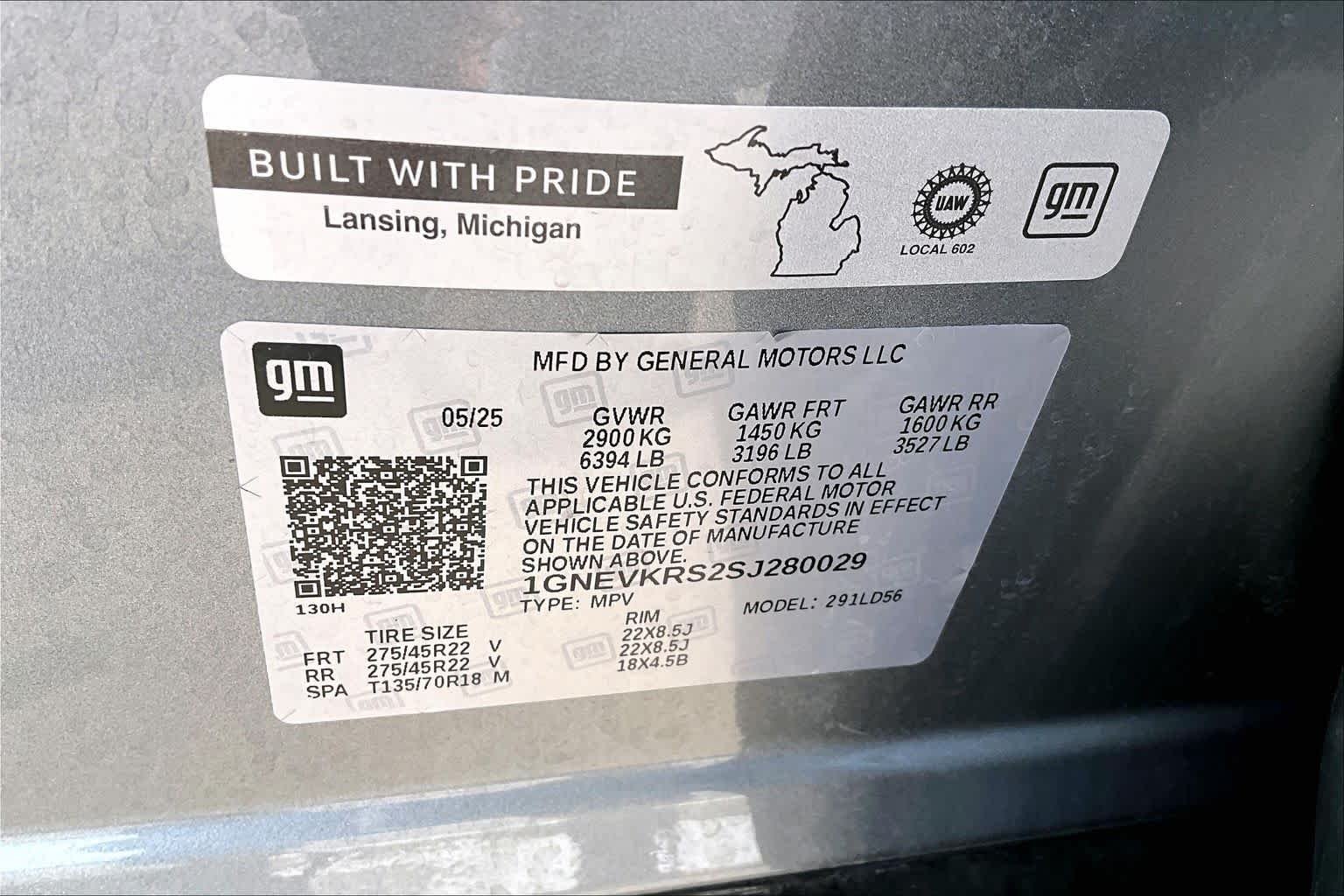 Used 2025 Sterling Gray Metallic Chevrolet AWD High Country image 34