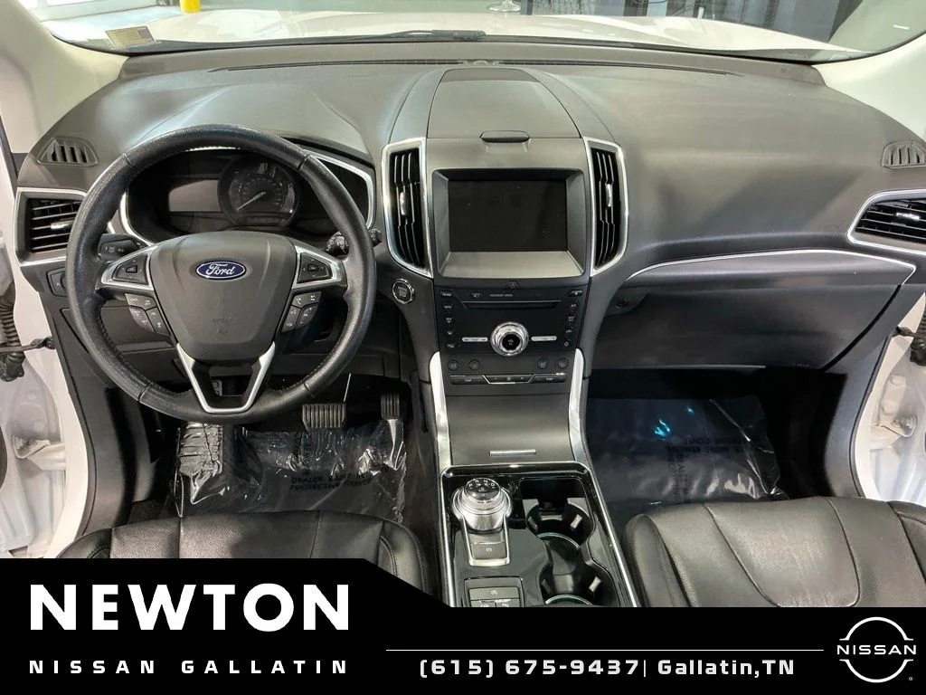 Used 2019 White Platinum Clearcoat Metallic Ford Titanium image 14