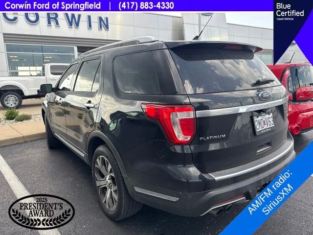 Certified Used 2019 Agate Black Metallic Ford Platinum image 11