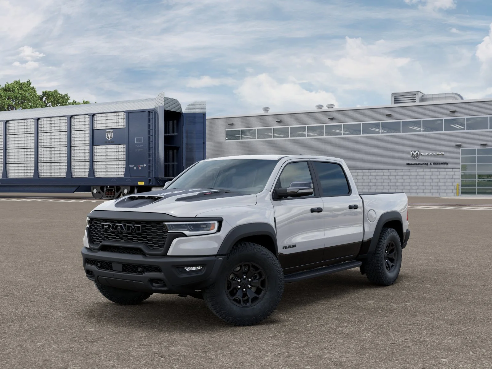 New 2026 Bright White Clear-Coat Exterior Paint RAM RHO image 27