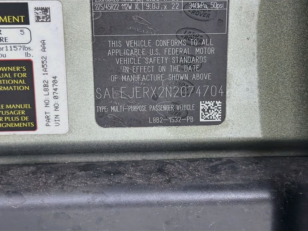 Used 2022 Green Land Rover S image 35