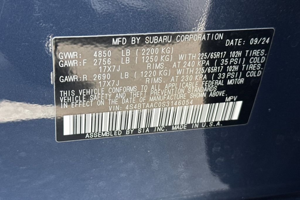 Used 2025 Blue Subaru 2.5i image 33