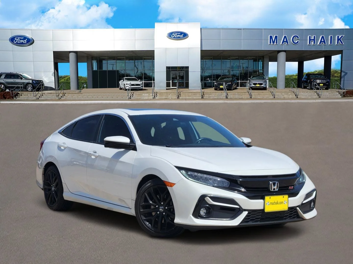 Used 2020 White Honda Si image 1