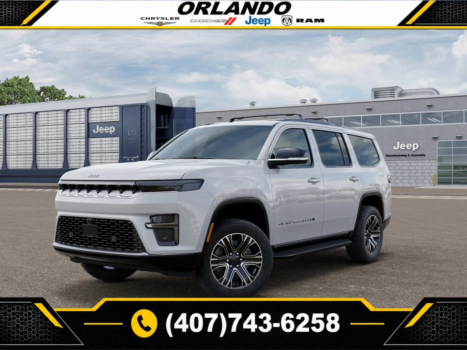 New 2026 Bright White Clearcoat Jeep  image 1