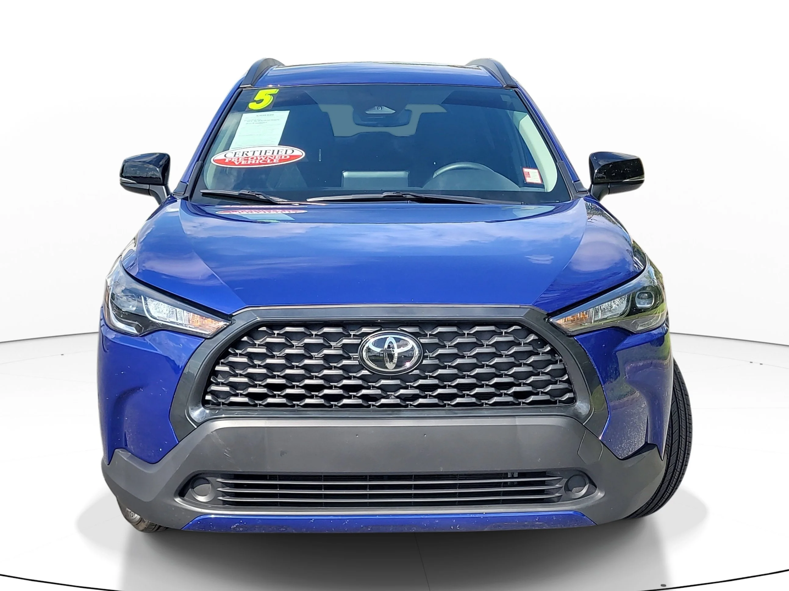 Used 2025 Blue Crush Metallic Toyota LE image 2