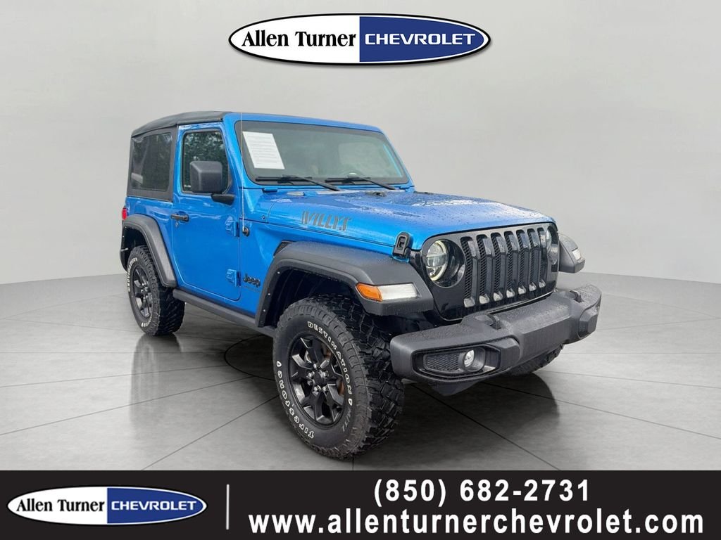 Used 2022 Blue Jeep Willys image 1