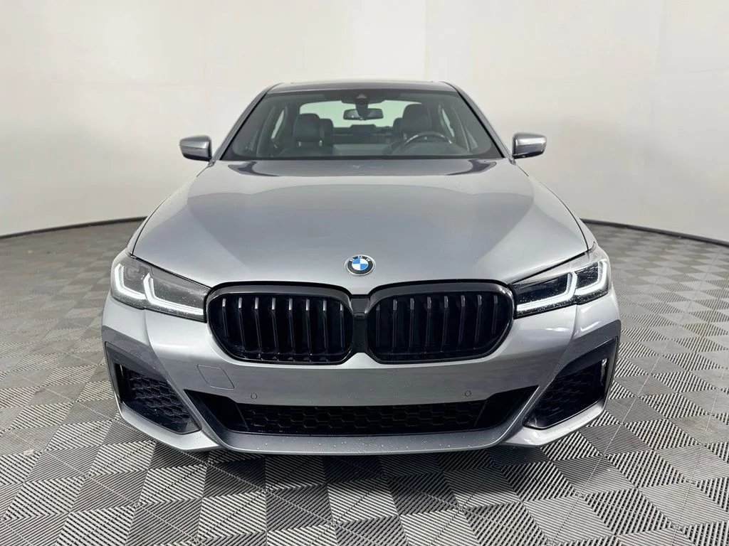 Certified Used 2023 Skyscraper Grey Metallic BMW 540i xDrive image 2