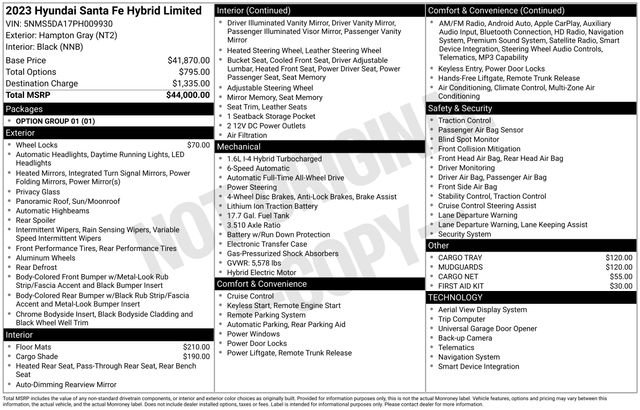 2023 Hyundai Santa Fe Limited HEV AWD's photo