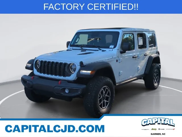 Used 2024 White Jeep Rubicon image 1