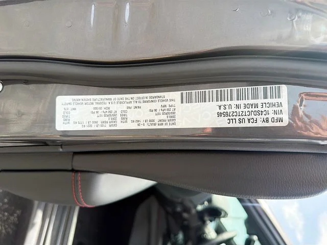 New 2026 Vapor Gray Exterior Paint Dodge GT Plus HEMI V8 image 34
