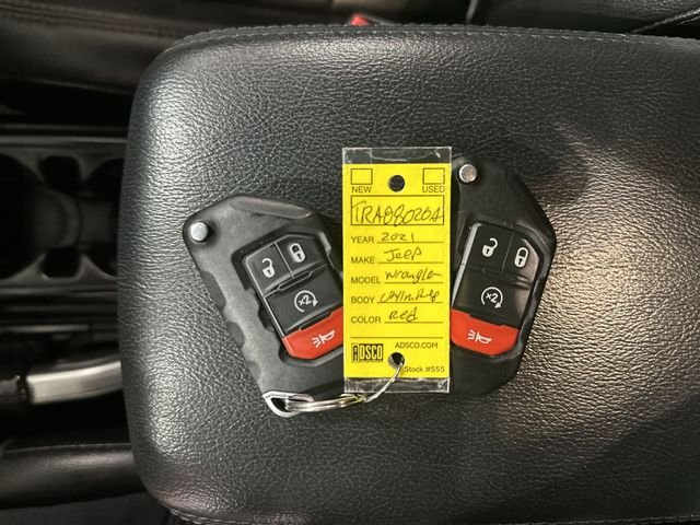 Certified Used 2021 Firecracker Red Clearcoat Jeep Unlimited Sahara Altitude image 33