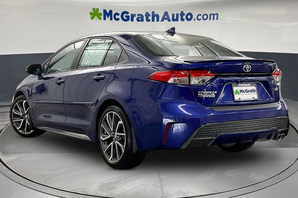 Used 2021 Blue Toyota SE image 3