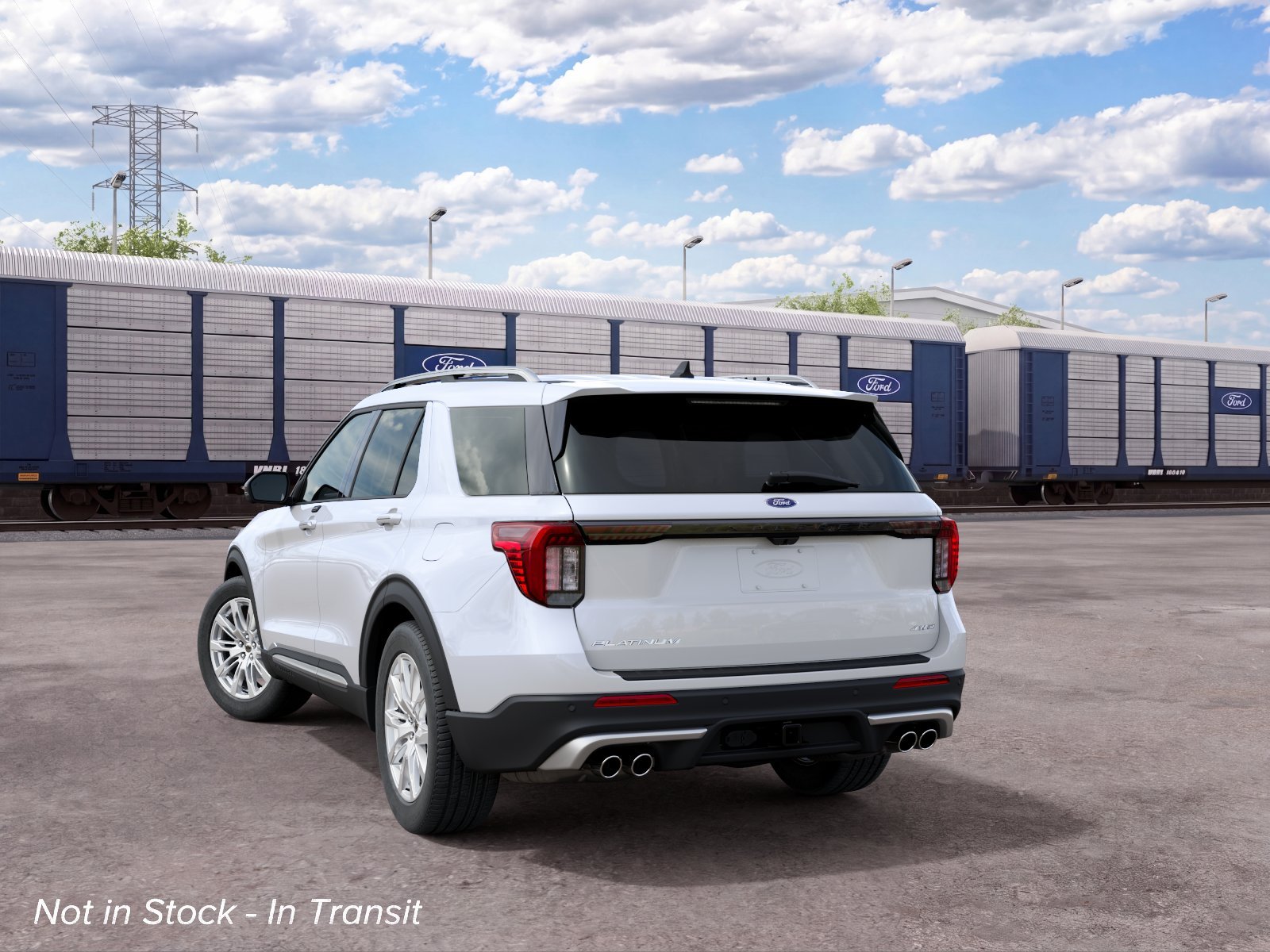 New 2027 Star White Metallic Tri-Coat Ford Platinum™ image 8