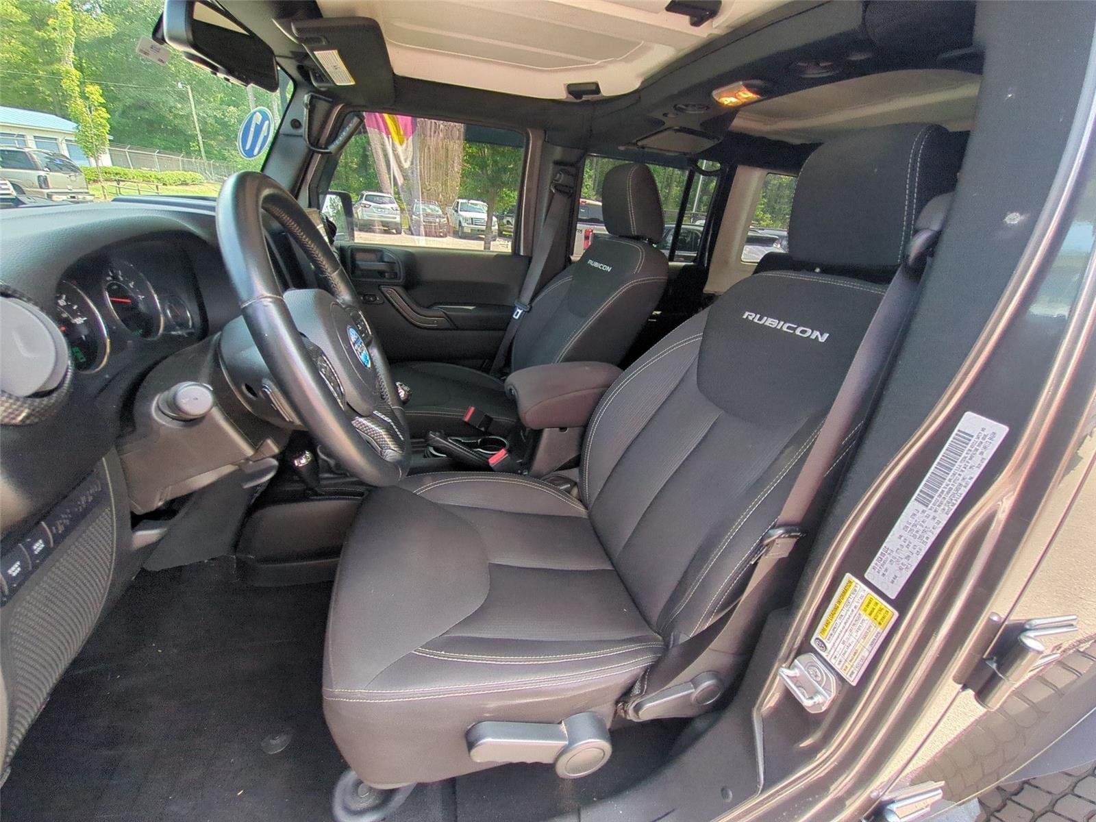 Used 2017 Granite Crystal Metallic Clearcoat Jeep Rubicon image 17