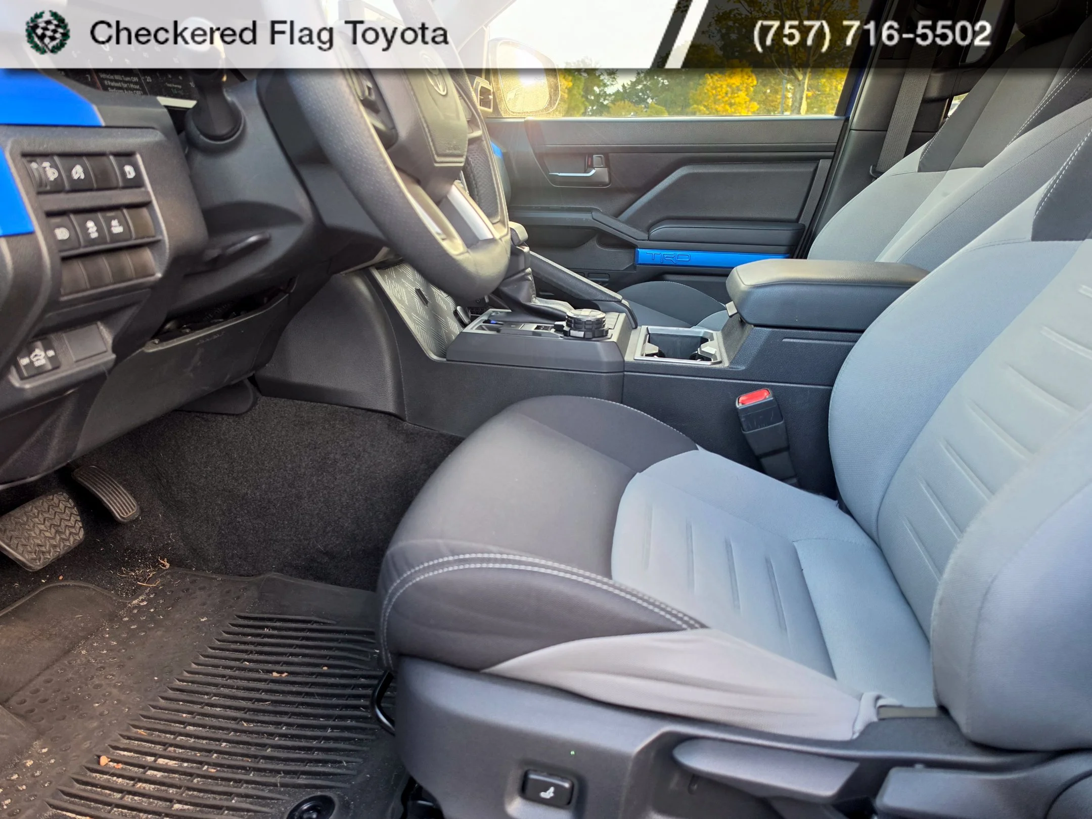 Used 2025 Blue Crush Metallic Toyota TRD Off Road image 9