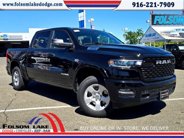 New 2026 Diamond Black Crystal Pearl-Coat Exterior Paint RAM Big Horn/Lone Star image 1